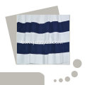 girls cotton material blue stripe dress